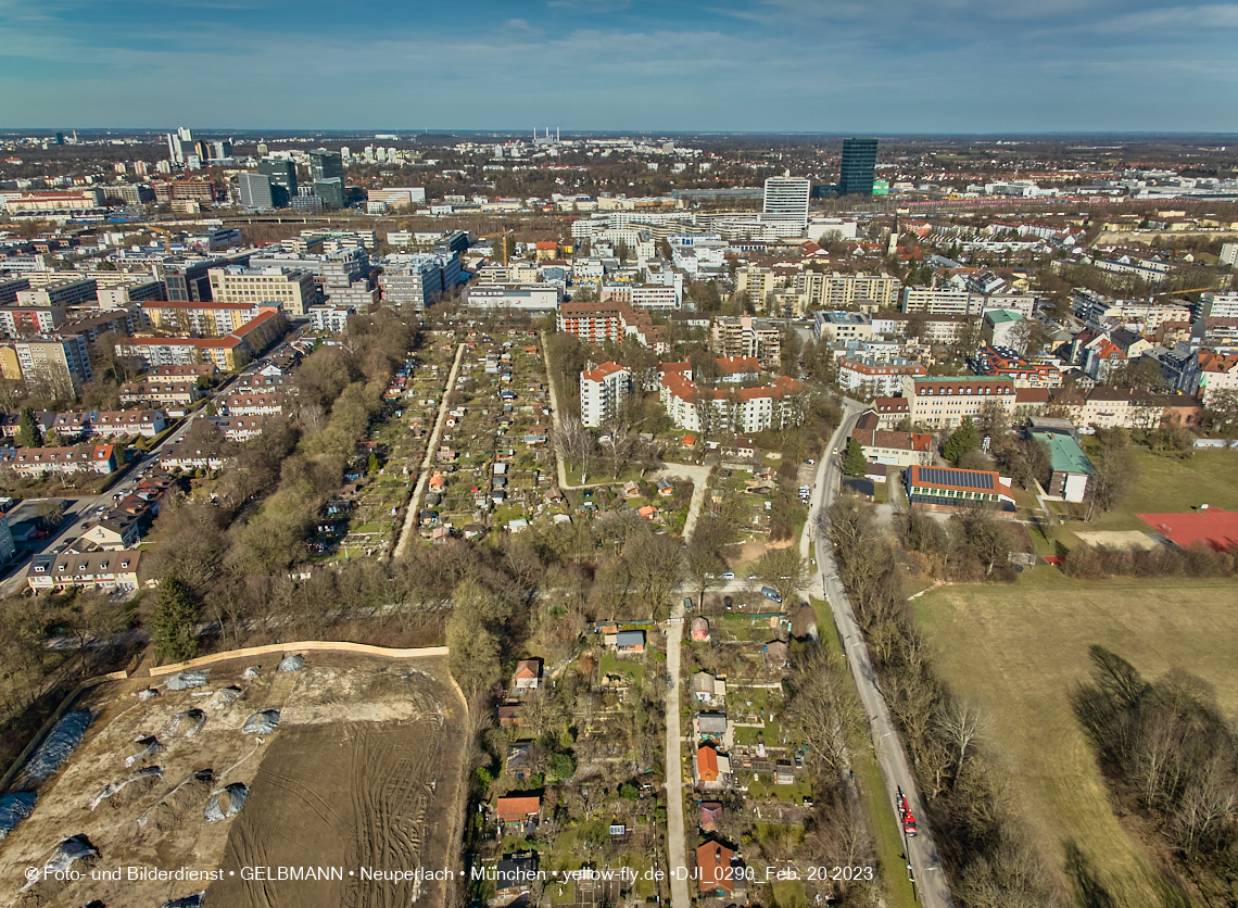 20.02.2023 -  der verschwundene Hachinger Bach in Neuperlach und Berg am Laim